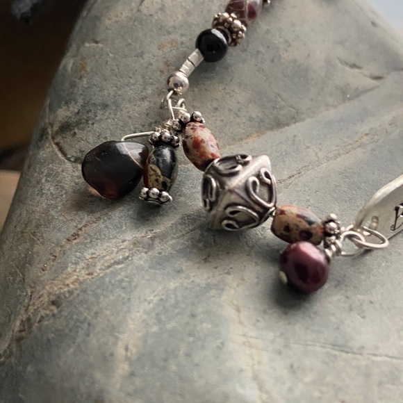 BE BRAVE Bracelet with Jasper, Pearls & Black Onyx - Picture 2 of 4